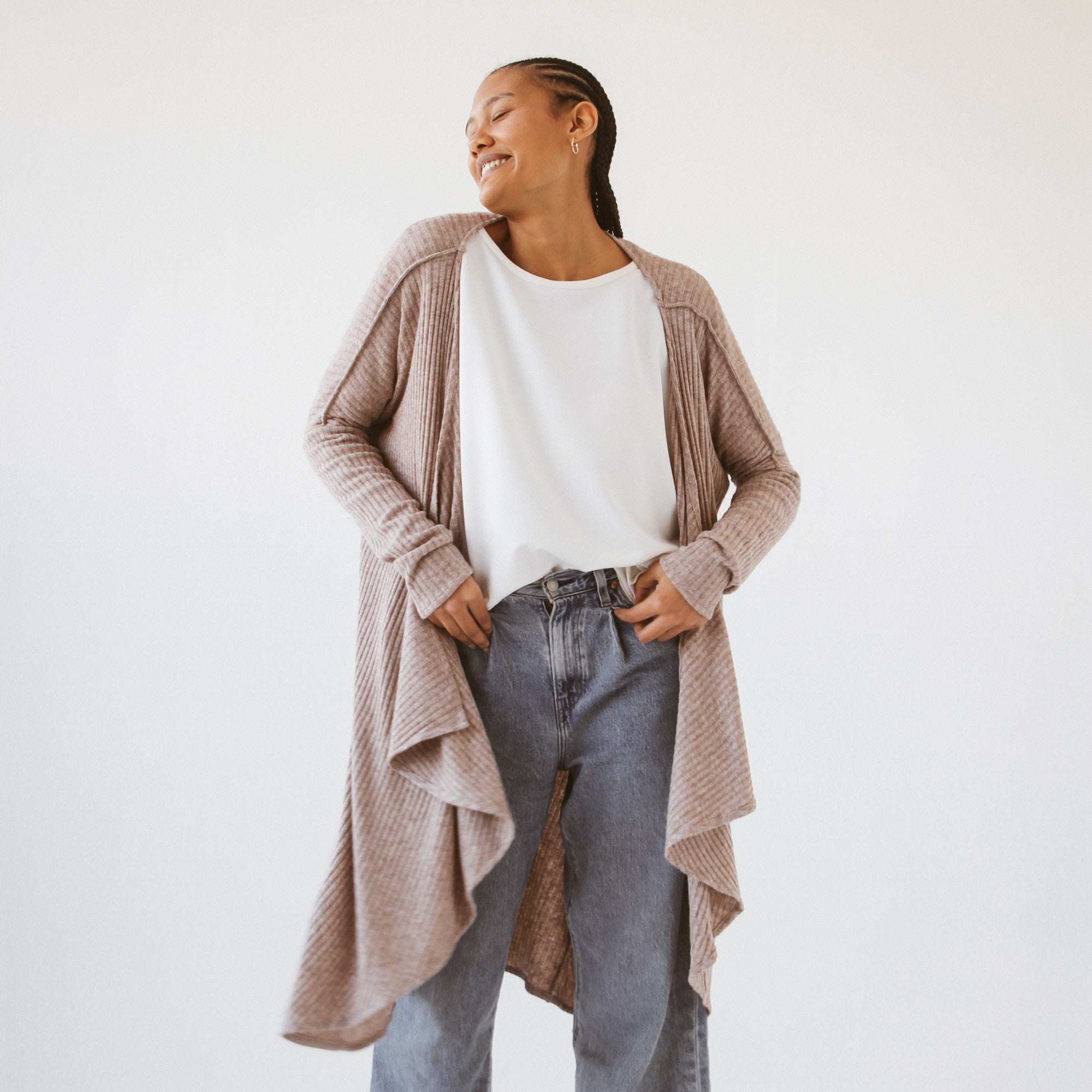 Summer deals waterfall cardigan